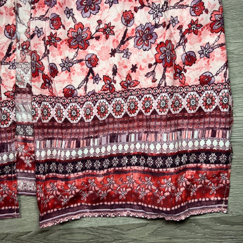 ShoSho Long / Maxi Dress - Floral Pattern (Pink / Purple) - Size Small - Picture 9 of 12